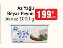 Aknaz Az Yağlı Beyaz Peynir 1000 G