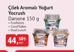 Danone Çilek Aromalı Yoğurt Yocruş 150G