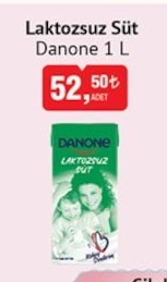 Danone Laktozsuz Süt 1L
