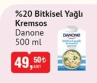%20 Bitkisel Yağlı Kremosos Danone 500 Ml