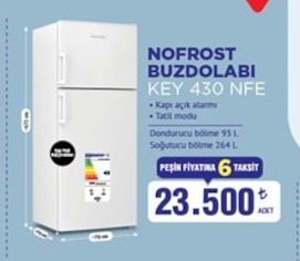 Key 430 Nfe Nofrost Buzdolabı