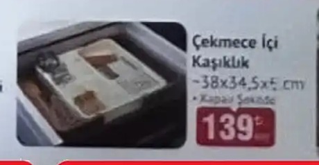 Çekmece İçi Kaşıklık - 38X34,5X5 Cm