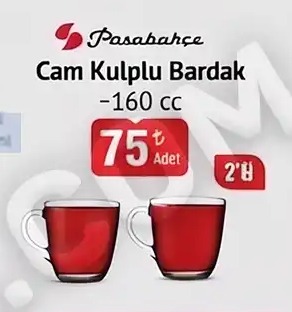 Paşabahçe Cam Kplu Bardak 160 Cc