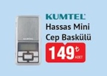 Kumtel Hassas Mini Cep Baskülü