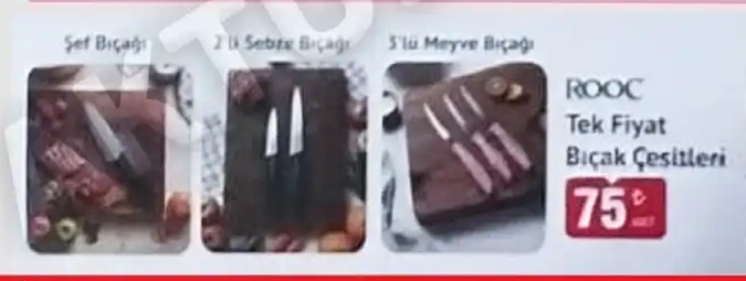 Rooc Tek Fiyat Bıçak Çeşitleri