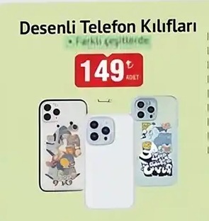 Desenli Telefon Kılıfları 1 Adet