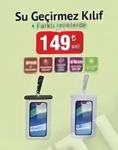 Su Geçirmez Kılıf 1 Adet