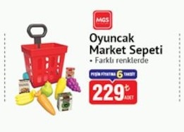 Mgs Oyuncak Market Sepeti Farklı Renklerde 1 Adet