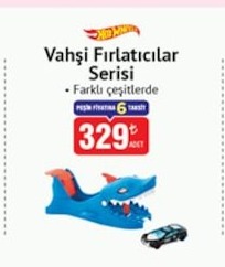 Hot Wheels Vahşi Fırlatıcılar Serisi Farklı Çeşitlerde
