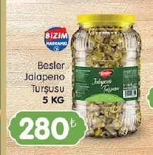 Besler Jalapeno Turşusu 5 Kg