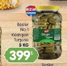 Besler No: 1 Kornişon Turşusu 5 Kg