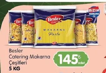 Besler Catering Makarna Çeşitleri 5 Kg