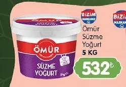 Ömür Süzme Yoğurt 5 Kg