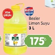 Besler Limon Suyu 3 L