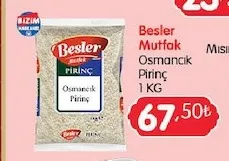 Besler Mutfak Osmancık Pirinç 1 Kg