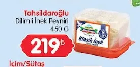 Tahsilatlıoğlu Dilimli İnek Peyniri 450 G