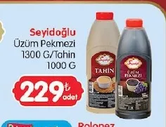 Seyidoğlu Üzüm Pekmezi 1300 G/Tahin 1000 G