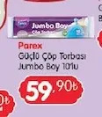 Parex Güçlü Çöp Torbası Jumbo Boy 10'Lu