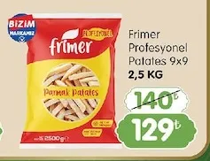 Frimer Profesyonel Patates 9X9 2,5 Kg