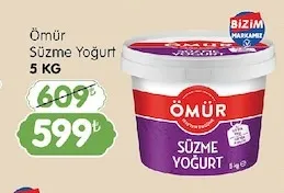 Ömür Süzme Yoğurt 5 Kg