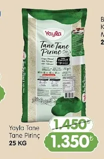 Yayka Tane Tane Pirinç 25 Kg