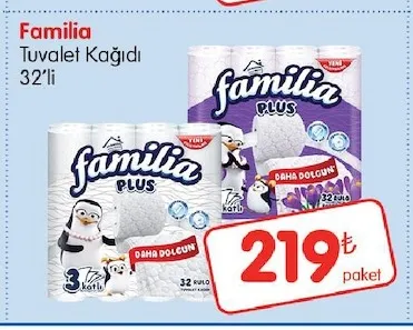 Familia Tuvalet Kağıdı 32'Li