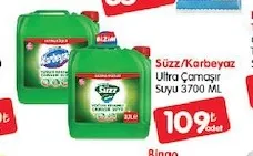 Sızz/Korbeyaz Ultra Çamaşır Suyu 3700 Ml