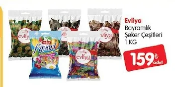 Evliya Bayramlık Şeker Çeşitleri 1 Kg