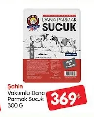 Şahin Vakumlu Dana Parmak Sucuk 300 G