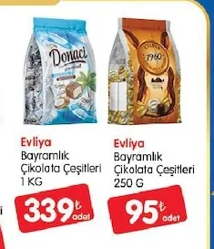 Evliya Bayramlık Çikolata Çeşitleri 1 Kg