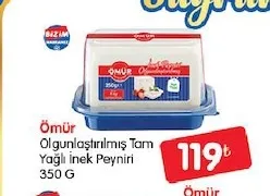 Ömür Olgunlaştırılmış Tam Yağlı İnek Peyniri 350 G