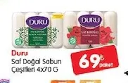 Duru Saf Doğal Sabun Çeşitleri 4X70 G
