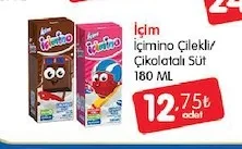 Içim Içimino Çilekli/Çikolatalı Süt 180 Ml