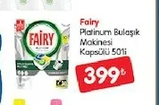 Fairy Platinum Bulaşık Makinesi Kapsülü 50'Li