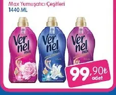 Vernel Max Yumuşatıcı Çeşitleri 1440 Ml