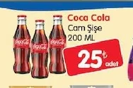 Coca Cola Cam Şişe 200 Ml