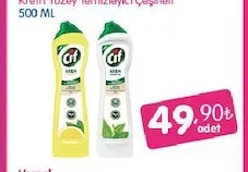 Cif Krem Yüzey Temizleyici Çeşitleri 500 Ml