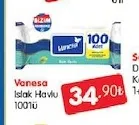 Vanesa Islak Havlu 100'Lü