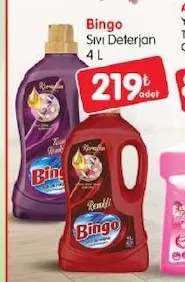 Bingo Sıvı Deterjan 4 L