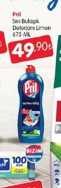 Pril Sıvı Bulaşık Deterjanı Limon 675 Ml