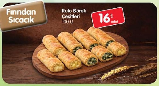 Rulo Börek Çeşitleri 100 G