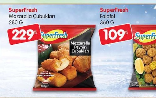 Superfresh Mozarella Çubukları 280 G