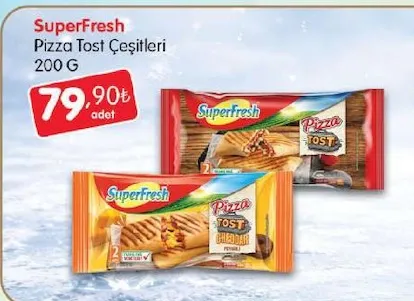 Superfresh Pizza Tost Çeşitleri 200 G
