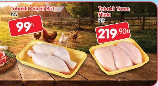 Tabaklı Kalçalı But Kg