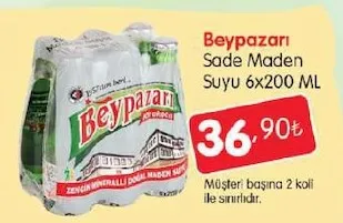 Beypazarı Sade Maden Suyu 6X200 Ml