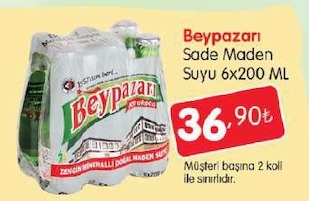 Beypazarı Sade Maden Suyu 6X200 Ml