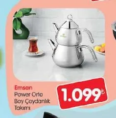 Emsan Power Orta Boy Çaydanlık Takımı