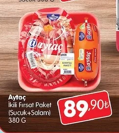 Aytaç İkili Fırsat Paket (Sucuk+Salam) 380 G