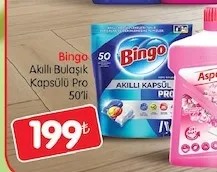 Bingo Akıllı Bulaşık Kapsülü Pro 50'Li