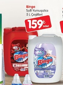 Bingo Soft Yumuşatıcı 5 L Çeşitleri